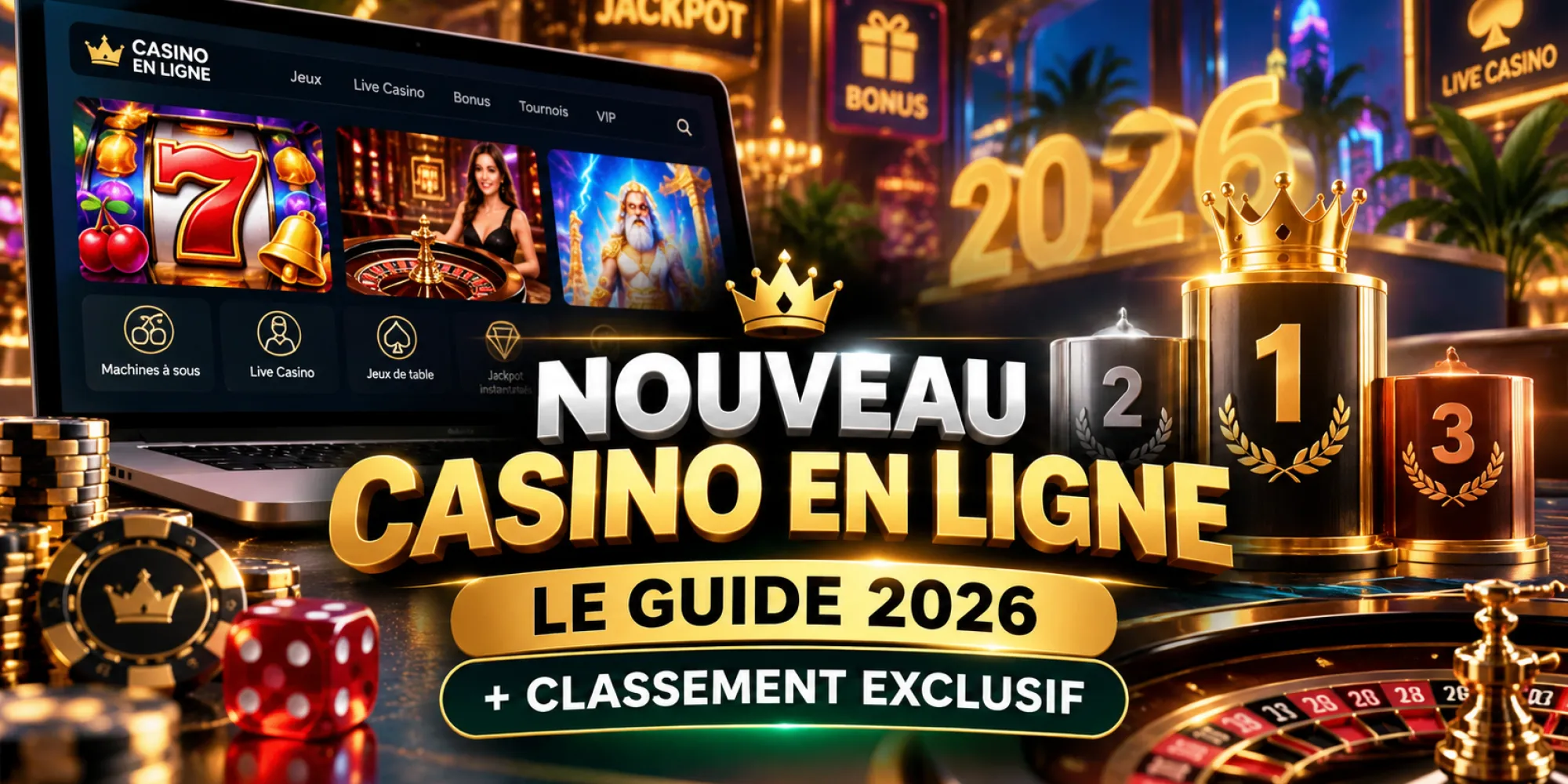 Nouveau Casino en Ligne : Le Guide 2026 + Classement Exclusif